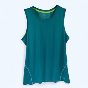 Champion C9 Women's Dri-fit Athletic Tank Top Shirt Large Teal blue green